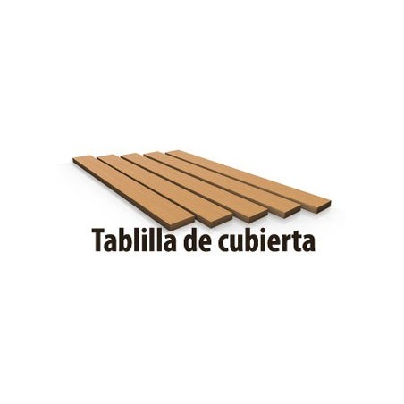 Tablilla de teca para cubiertas