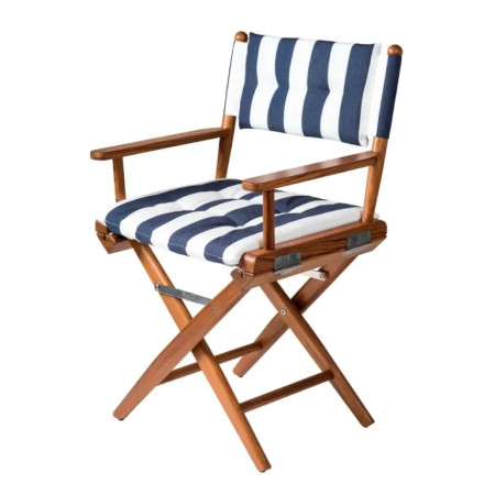 Cadeira de Diretor dobrável I Deluxe Azul Marinho