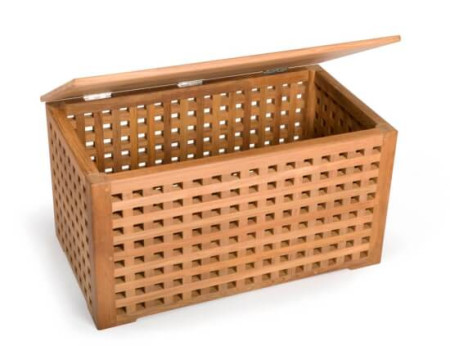 Teak Rope Chest Block Grid