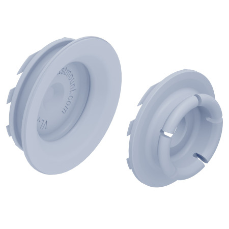 Fastmount VL-03 Clip Set: fêmea VL-F3 e macho VL-M3 perfil muito baixo