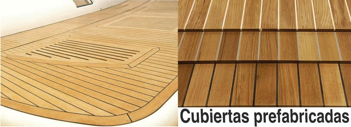 Instalación de cubierta de teca